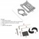 thumbnail image 2 of Soporte para teléfono para bicicleta y motocicleta - Soporte para teléfono para bicicleta de aluminio con mango giratorio ajustable de 360°, adecuado para teléfono móvil de 3,5 a 6,5 ​​pulgadas (plateado) Sailing Electrónica, 2 of 5