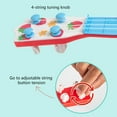 thumbnail image 4 of 23 Soprano Ukulele for Kids Beginners, Nylon Strings, Easy to Learn Musical Instrument, Perfect for Teens & Children 3+, Portable & Lightweight, Includes Paddle & Tutorial, 4 of 8