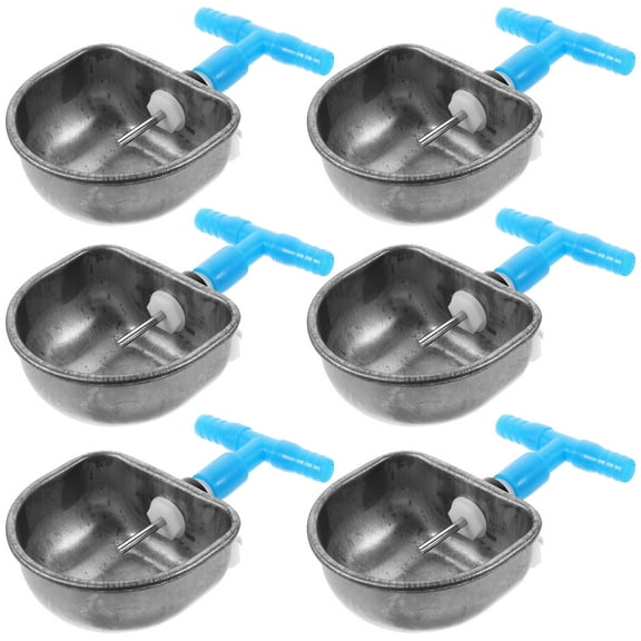 NICEXMAS 6Pcs Rabbit Water Fountain Hanging Drinking Bowl Lightweight and Wear Resistant