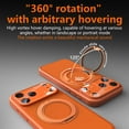 thumbnail image 4 of Magnetic For iPhone 17 Phone Case,With 360° Rotatable Ring Kickstand,Built-in Lens Protector,Compatible with Mag-Safe,Shockproof Anti-fall Drop Protection,Durable Phone Case,Silver, 4 of 9