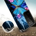 thumbnail image 5 of Galaxy s21 Ultra Case with Screen Protector for Girls Women, Dual Layer Heavy Duty Protective Phone Cover Cases for Galaxy s21 Ultra - Blue Butterfly, 5 of 5