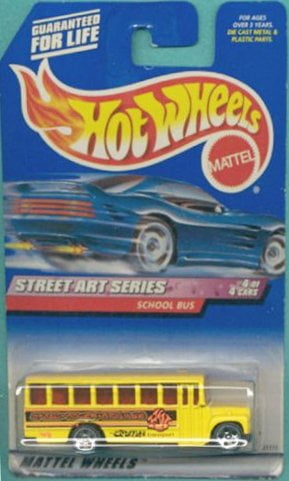 hot wheels yellow school bus
