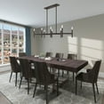 thumbnail image 2 of Livex Lighting - Copenhagen - 8 Light Linear Chandelier In Mid Century Modern, 2 of 14