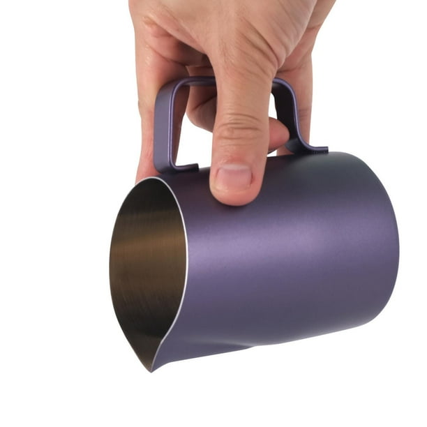 Espumador de leche perfecl 450ML Púrpura Jarra para espumar leche