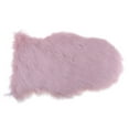thumbnail image 3 of Blesiya - Alfombra de piel de oveja artificial cómoda, antipelusas, 60 x 90 cm Rosa claro, 3 of 9
