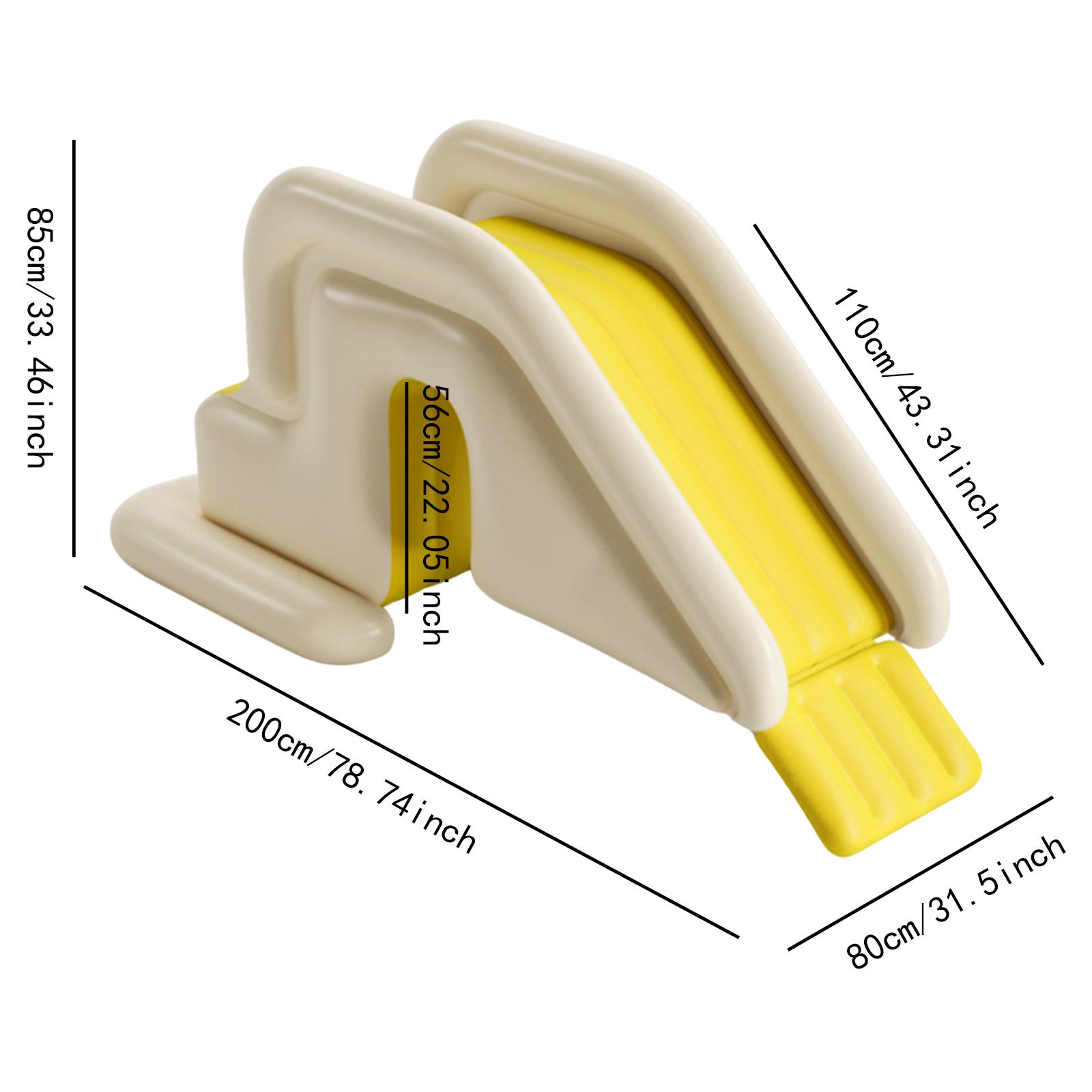 koolsoo Inflatable Swimming Water Slide for Kids PVC Accessories for Backyard Indoor Yellow