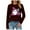 Wine_1, variant on Godom Halloween Shirts for Women Long Sleeve Crewneck Casual Dressy Tops Funny Graphic Fall Fashion Outfits
