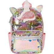 CLUB LIBBY LU Unicorn Girls Backpack Magic Sequin School Bookbag 16 inch Pink