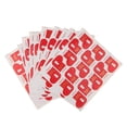 thumbnail image 2 of 10 Hojas Calcetines De Navidad Etiquetas Autoadhesivas Seal Sticker Tion, 2 of 9