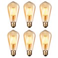 thumbnail image 1 of 6 bombillas LED de filamento vintage antiguas E27 de 4 W, decorativas., 1 of 11