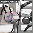 thumbnail image 6 of ZIATUBLE Butterfly Dispenser Tissue Holder Cherry Blossom Paper Towel Dispenser Case Washable Camping Tissue Box Round Tissue Paper Dispenser Organizer for Kitchen Bathroom, 6 of 7