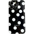 thumbnail image 7 of Simple Polka Dot Glossy Soft  for iPhone Case (White,iPhone 13 Pro Max), 7 of 7