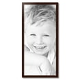 thumbnail image 2 of ArtToFrames 17" x 37" Walnut Picture Frame, 17x37 inch Brown Wood Poster Frame (WOM-4106), 2 of 8