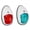 White, variant on YAHHU 2Pcs IP66 Waterproof Marine Sailing Signal Light DC 12V 3W LED Navigation Lamp Port Starboard Red Green Light for Yacht Boat White (10 inches / 25.4 cm)[cite: 1]