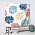 thumbnail image 3 of YFYANG Abstract Circle Line Doodle Tapestry, Bedroom Dormitory Living Room Decoration Tapestrys Wall Hanging , 59 x 59 in, 3 of 9