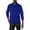 Blue, variant on Mens Knit Polo Fashion Long Sleeve Turndown Neck Solid Mens Spring Shirt,Orange,M
