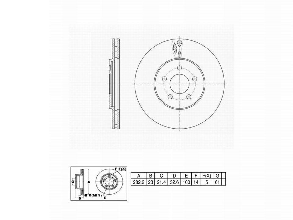 Winstop Brake Rotor, Front WS240174, Chrysler Sebring 2006-2001