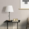 thumbnail image 7 of Black Modern Nightstand Lamps with Metal Base and Fabric Shade, Small, 7 of 7