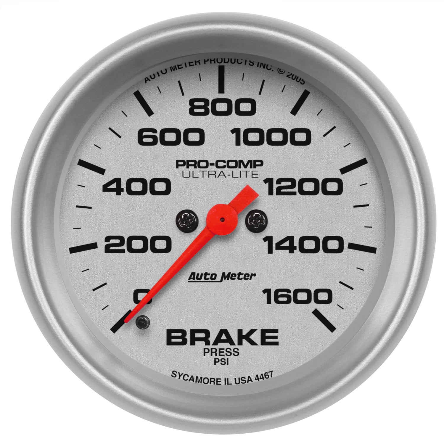 AutoMeter 4467 UltraLite Electric Brake Pressure Gauge