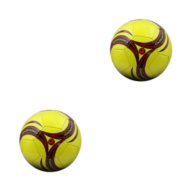 Youkk Soccer Balls Designed For Fun And Teamwork On Field Football Training Competitive And Long-lasting Characteristics Advanced Yellow No.5 2Set