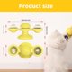thumbnail image 3 of Juguete interactivo para gatos VISALY con forma de molino de viento, apto para gatos de interior. Divertido juguete para gatos con luz LED y ventosas, juguete para masticar para gatos, 3 of 8
