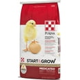 thumbnail image 2 of Purina Start and Grow Medicated Crumbles Poultry Feed, 25 lb., 2 of 6