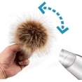 thumbnail image 7 of 24 Pieces Faux Fur Pom Pom Balls  Fluffy Pompom Ball with Elastic Loop for Hats Shoes Gloves Scarves Bag Key Chain Charms Accessories (12 Pairs,Mixed Color), 7 of 7
