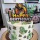 thumbnail image 4 of Cake Topper HMCON, cabeza de dinosaurio, feliz cumpleaños, de tiranosaurio, 4 of 5