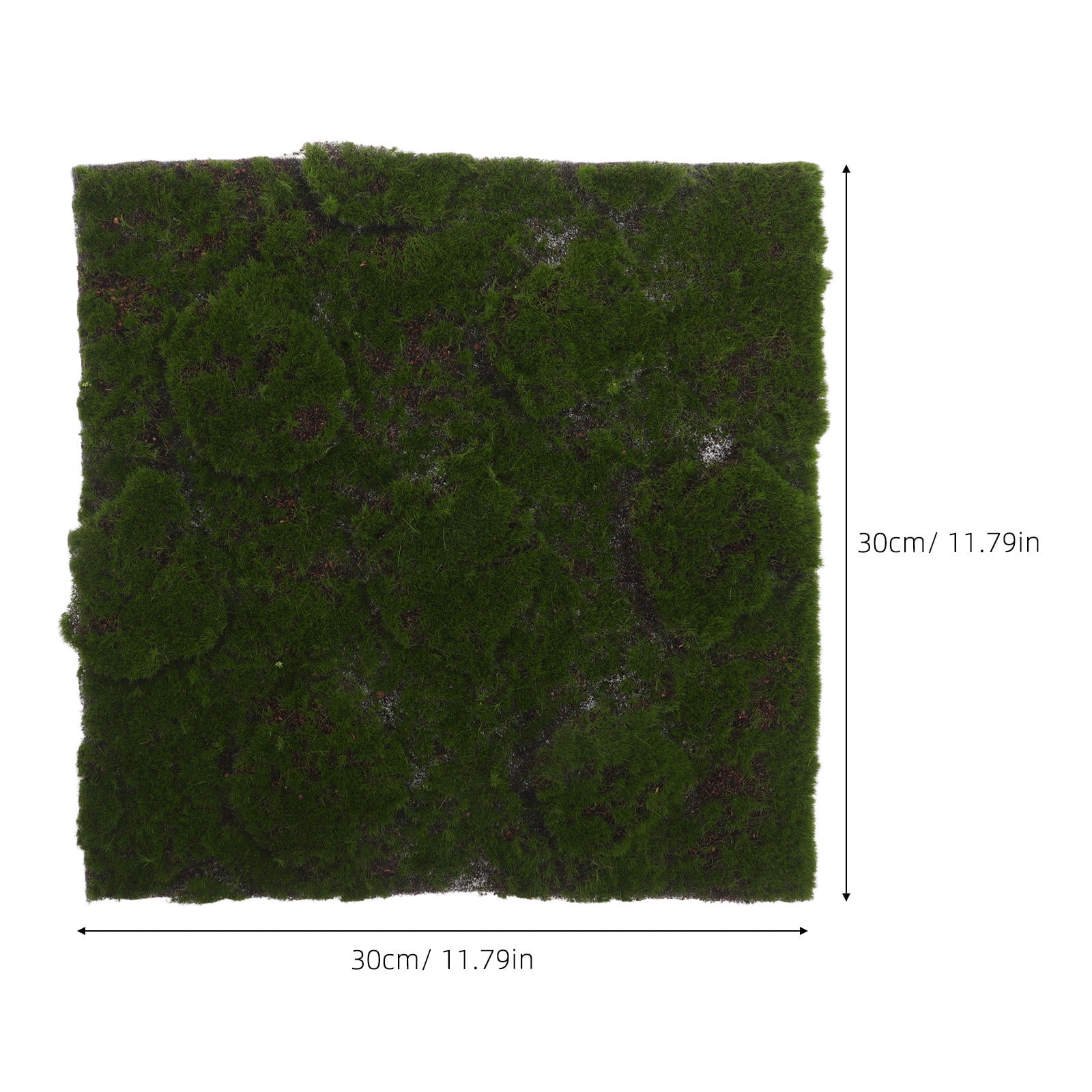 DEEPCRAFF Realistic Artificial Moss Grass Mat for Home Decor, Green Faux Moss Rug for Indoor Outdoor Decoration