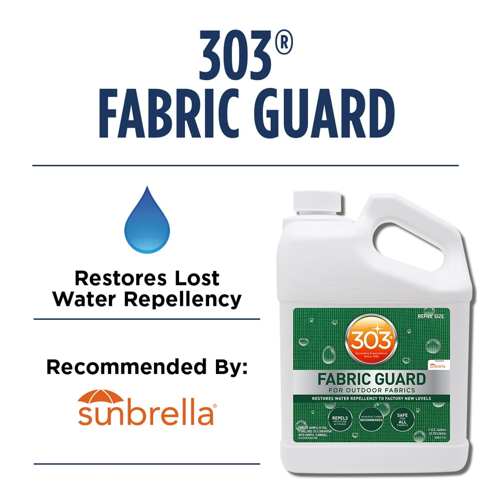 303 Fabric Guard, 1 Gallon Upholstery Protector, Water and Stain