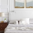 thumbnail image 5 of Modway Liva Modern Performance Velvet King Bed - White Finish, 5 of 12