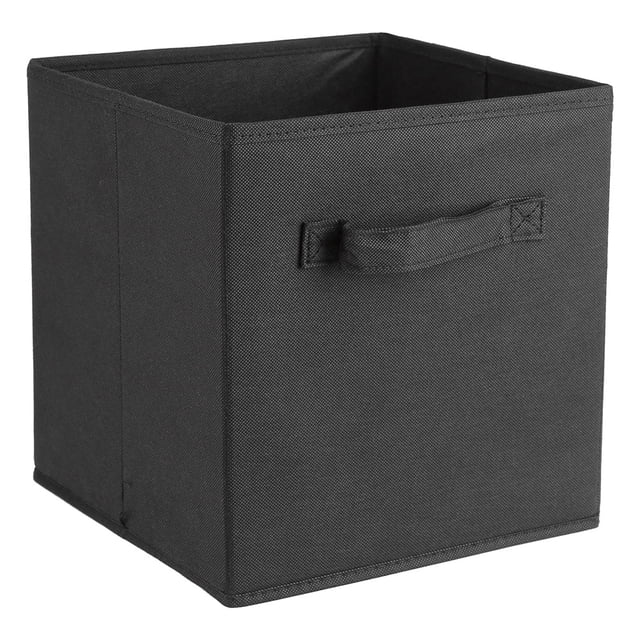 Caja de almacenamiento plegable de lona cuadrada para ropa y juguetes (paquete de 6)