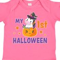 thumbnail image 4 of Inktastic My 1st Halloween with Unicorn Witch Girls Baby Bodysuit, 4 of 5