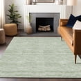 thumbnail image 5 of HomeRoots 666334 5 x 8 ft. Sage & Ivory Striped Transitional Washable Machine Made Rectangle Area Rug with UV Protection, 5 of 9