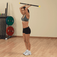 thumbnail image 3 of Body-Solid Tools Weighted Cardio Fitness Bar, 3 of 3