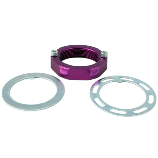 Speedway Motors Wide 5 Aluminum Self Locking Spindle Nut Lightweight Design for Racing Hubs Provides Secure Retention for Dirt and Pavement Late Model Use