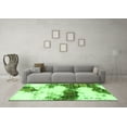thumbnail image 3 of Ahgly Company Indoor Square Abstract Green Modern Area Rugs, 4' Square, 3 of 4