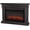 Gray, variant on Real Flame Beau 59" Landscape Electric Fireplace in Dark Walnut