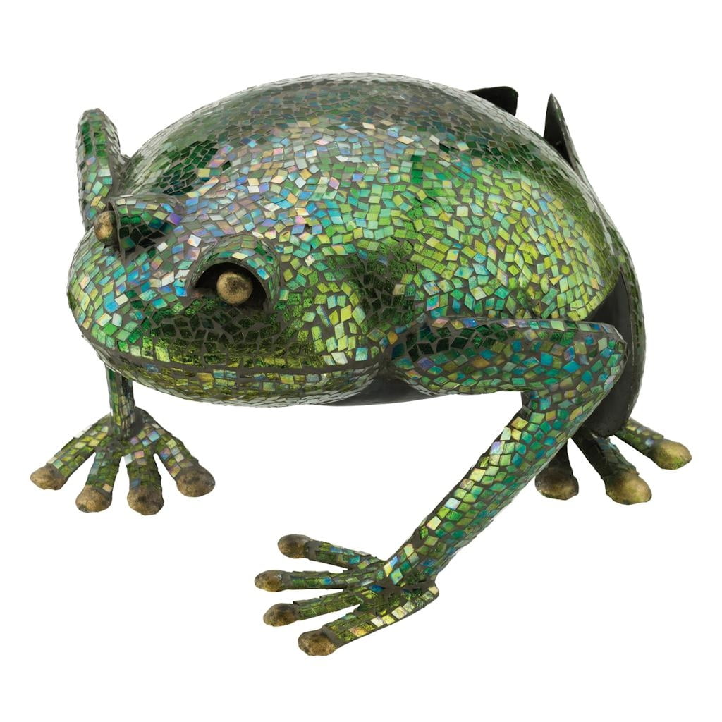 colorful frog statue