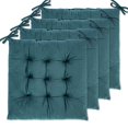 thumbnail image 1 of Wonder Miracle Paquete De 4 Cojines De Asiento/Cojín De Silla Para Sillas De Comedor, Silla De Oficina, Piso, Apto Para Lavado A Máquina Y Secadora (Franela De 16.0 In? 16.0 In, Verdoso Oscuro), 1 of 5