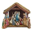 thumbnail image 1 of Kurt Adler N1032 Ensemble de Nativité 6.25 x 11 Po. avec Stable - 8 Pcs, 1 of 4