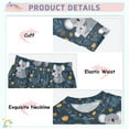 thumbnail image 2 of Pajamama Koalas and Flowers Cute Comfortable Cotton Two-piece Pajama Set, 2 of 7