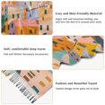 thumbnail image 5 of FORMRS Womens Scarf Winter Soft Long Big Warm Shawls Wrap Tassel Scarves, Orange Cityscape Painting, 5 of 9