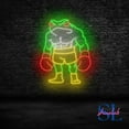thumbnail image 3 of Shinelab Muscled Boxing Frog Neon Sign, Boxing Frog Led Sign, Strong Muscular Frog Wall Art, Boxing Gym Decor 800, 3 of 5