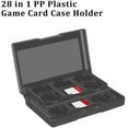 thumbnail image 2 of 28 in 1 PP Plastic Storage Box for 3DS DSL DSI LL Video Games Black, 2 of 5