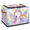 Multicolor 1, variant on CURLYOOT Happy Easter Storage Bin with Zipper Lid, Bunny Fabric Storage Basket with Handles, Decorative Foldable Storages Box Clothes Organizer for Closet, Shelf