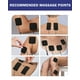 thumbnail image 5 of Almohadillas de repuesto para unidad TENS, electrodos autoadhesivos reutilizables Nursal (20 paquetes, 5 x 5 cm y 5 x 10 cm), almohadillas TENS flexibles sin látex, compatibles con TENS 7000, AUVON TE, 5 of 5