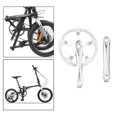 thumbnail image 1 of Juego de bielas de bicicleta de carretera MTB 130 BCD juego de bielas de bicicleta de montaña cónica cuadrada 170mm 45/447/53/56 / 58T para bicicleta Plata 45T Baoblaze Bicicleta Crankaet, 1 of 8