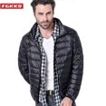 thumbnail image 2 of Autumn Lightweight Thin Duck Down Jacket Men Good White Brand Casual Ultralight Male Feather Jackets Coat, 2 of 5