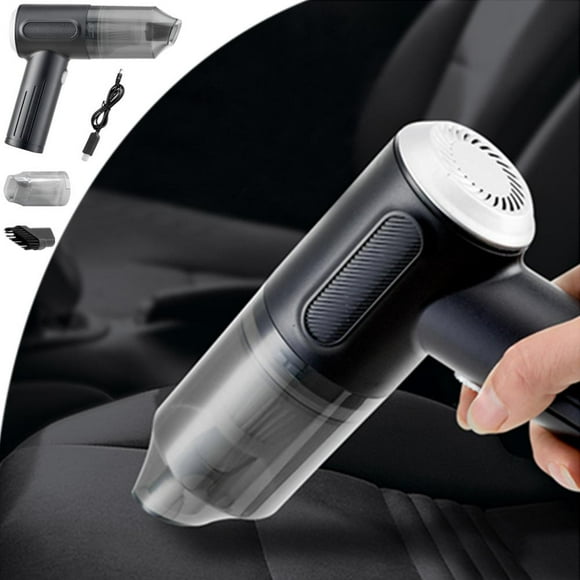 Mini Cordless Vacuum Cleaner - 4000Pa Suction, Lightweight for Car Interiors, Upholstery, Portable Charging, Includes Multi-Attachment Kit